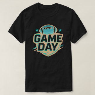 Camiseta Gráfico de Futebol do Dia do Jogo