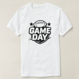 Camiseta Gráfico de Futebol do Dia do Jogo