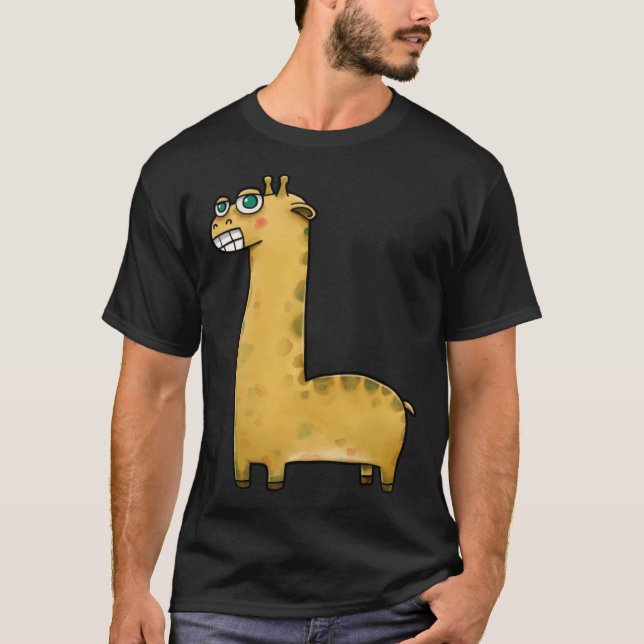 Camiseta Gráfico de Girafa (Frente)