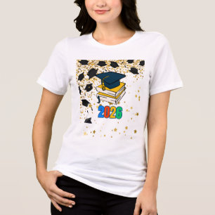 Camiseta Gráfico de Graduação do Ensino Médio 2026 - Educac