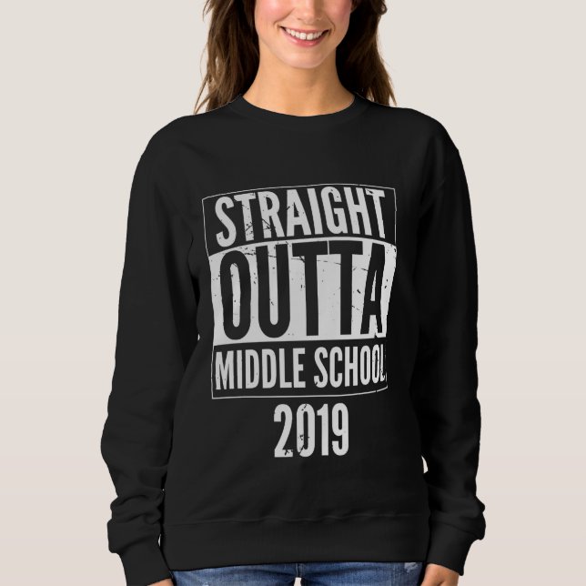 Camiseta Gráfico de Graduação do hetero fora da Escola Médi (Frente)