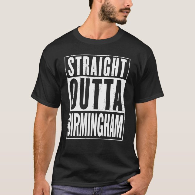 Camiseta Gráfico de hetero Outta Birmingham (Frente)