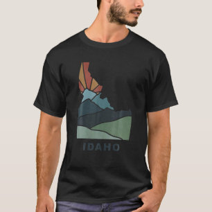 Camiseta Gráfico de ID de Estilo Clássico de Imagem Retro