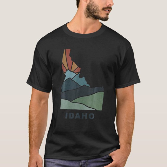 Camiseta Gráfico de ID de Estilo Clássico de Imagem Retroat (Frente)