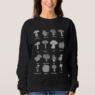 Camiseta Gráfico de Identificação de Cogumelos Micologia Mo