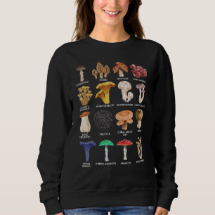 Camiseta Gráfico de Identificação de Cogumelos Micologia pa