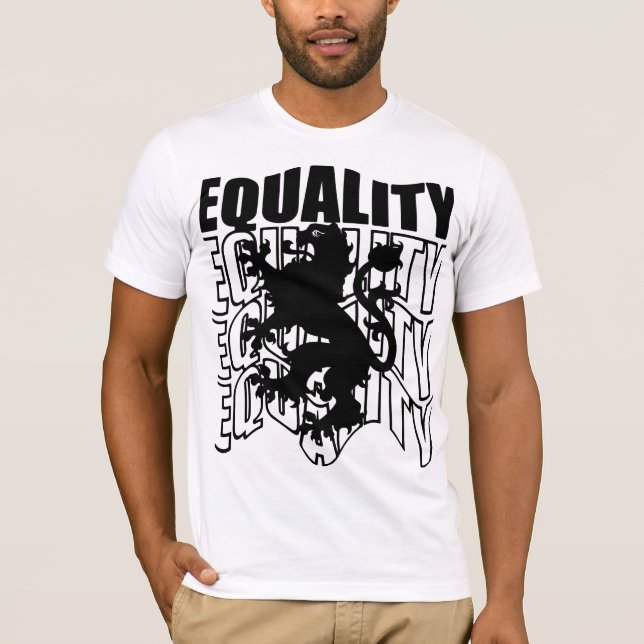 Camiseta Gráfico de Igualdade Negrito (Frente)