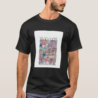 Camiseta Gráfico de Ilustração da Equipe do Quinto Elemento