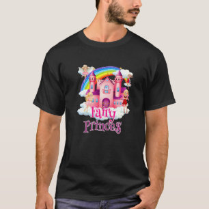 Camiseta Gráfico de Ilustração da Princesa Leitura Mais leg