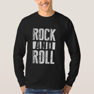 Camiseta Gráfico de Ilustração de Música Rock On, Legal Roc