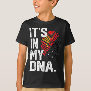 Camiseta gráfico de impressão digital da bandeira das raíze
