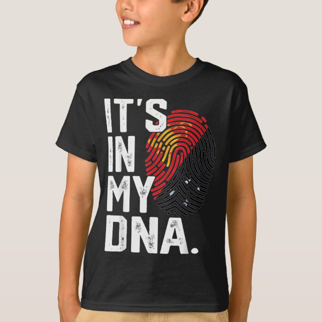 Camiseta Gráfico de impressão digital da bandeira das raíze (Frente)