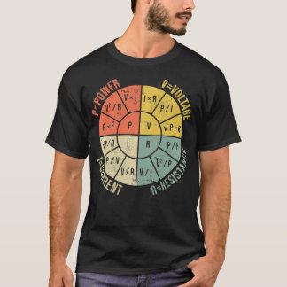 Camiseta Gráfico de Lei Ohms Eletrônicos Elétricos Engenhei