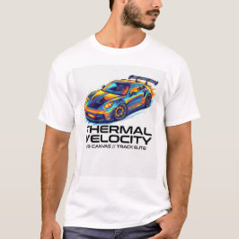 Camiseta Gráfico de Mapa de Calor da Velocidade Térmica GT3