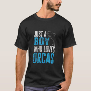 Camiseta Gráfico De Mens Orca Para Rapazes, Miúdos, Tanque