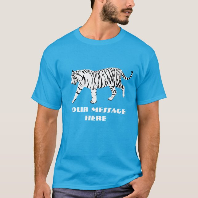 Camiseta Gráfico de Mensagens Personalizadas da Ilustração  (Frente)