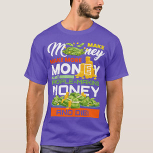 Camiseta Gráfico de Moeda do Comerciante do Mercado Monetár
