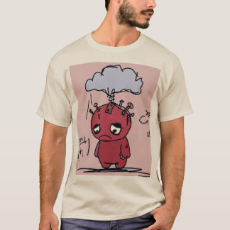 Camiseta Gráfico de Monstro Expressionista Abstrato Fofo Re