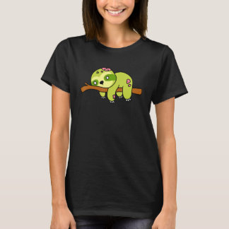 Camiseta Gráfico de Monstro Fofo de Preguiça Zumbi de Hallo