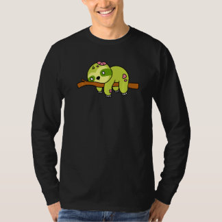 Camiseta Gráfico de Monstro Fofo de Preguiça Zumbi de Hallo