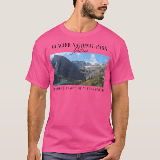 Camiseta Gráfico de Montana do Parque Nacional Glacier de C