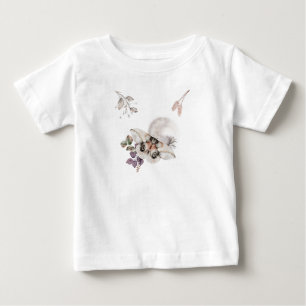 Camiseta Gráfico de Moth Ligada