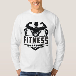 Camiseta Gráfico de Motivação para Fitness | Vida Forte e A
