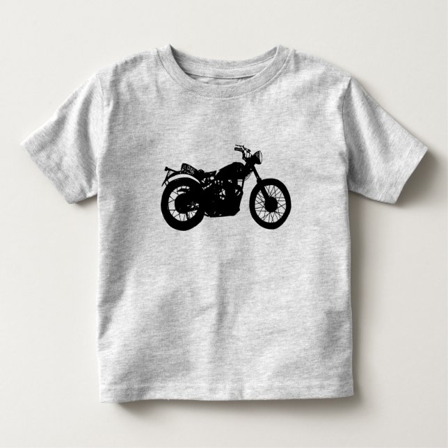 Camiseta Gráfico de Motocicletas Toddler T (Frente)