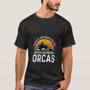 Camiseta Gráfico De Mulheres Orca Para Mulheres Homens Miúd