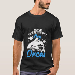 Camiseta Gráfico De Mulheres Orca Para Rapazes Miúdas Balei