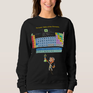Camiseta Gráfico de Novidade da Mesa Periódica Química de E