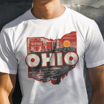 Camiseta Gráfico de Ohio, Viagem Icônica<br><div class="desc">Celebrar o Estado de Buckeye com esta Camisa Gráfica de Ohio, Viagem Retroativa. Com um design inspirado na safra que captura o encanto único e uma cultura vibrante de Ohio, esta camisa é perfeita para viajantes e residentes. Feito com materiais de alta qualidade para um ajustado confortável, é ideal para...</div>