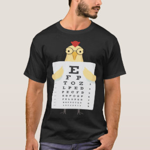 Camiseta Gráfico de Olho de Galinha