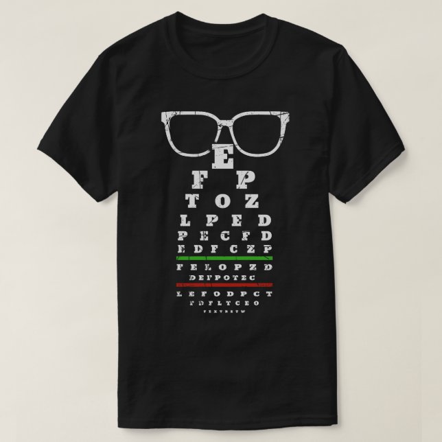 Camiseta Gráfico de Olhos de Opticistas (Frente do Design)
