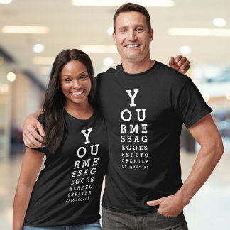 Camiseta Gráfico de Optometrista de Visão Divertido com Men