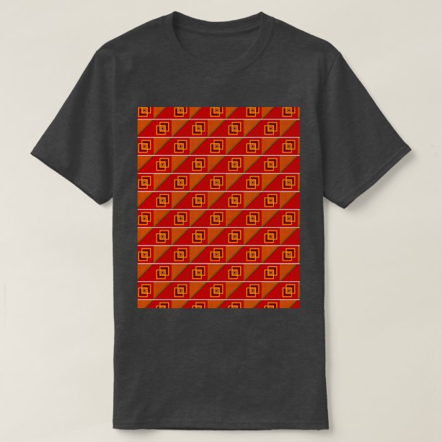 Camiseta Gráfico de padrões 5 do Kente Africa (Frente do Design)