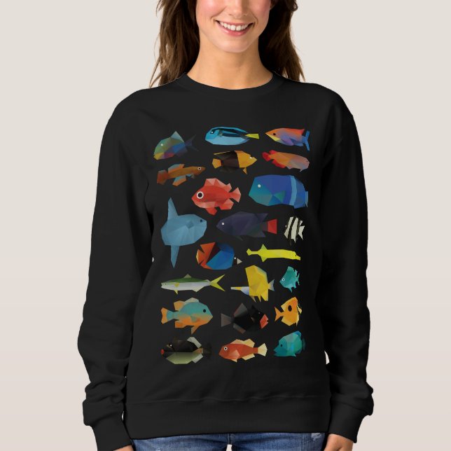 Camiseta Gráfico de Peixes (Frente)