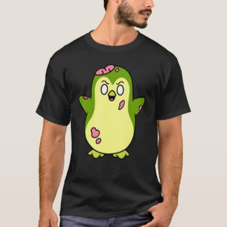 Camiseta Gráfico de Pengim Zumbi do Halloween Animal Fofo M