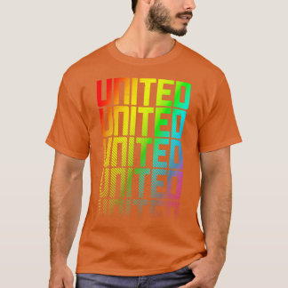 Camiseta Gráfico de perda de texto do Orgulho gay Rainbow L