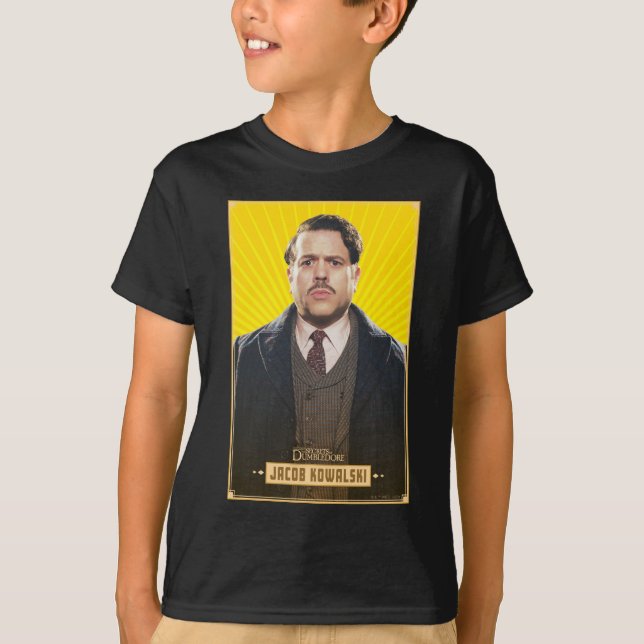 Camiseta Gráfico de Personagem Jacob Kowalski (Frente)