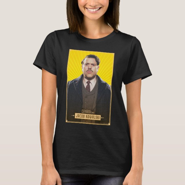 Camiseta Gráfico de Personagem Jacob Kowalski (Frente)