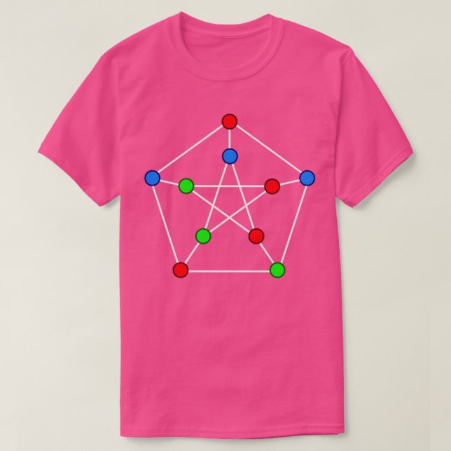 Camiseta Gráfico de Petersen 3Coloração (Frente do Design)