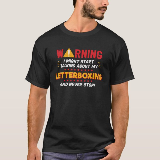 Camiseta Gráfico de Piada de caixa de letras (Frente)