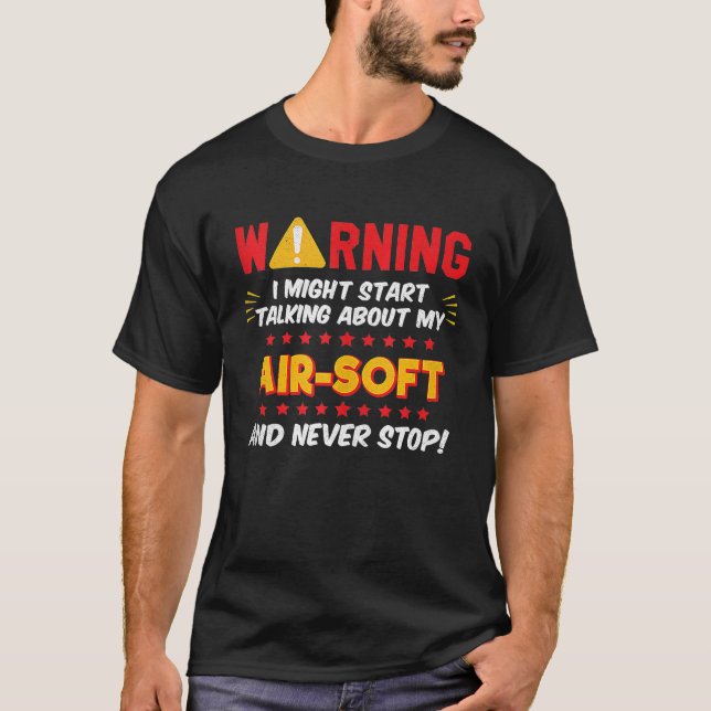 Camiseta Gráfico de Piada de Combate de Paintball com Soft  (Frente)