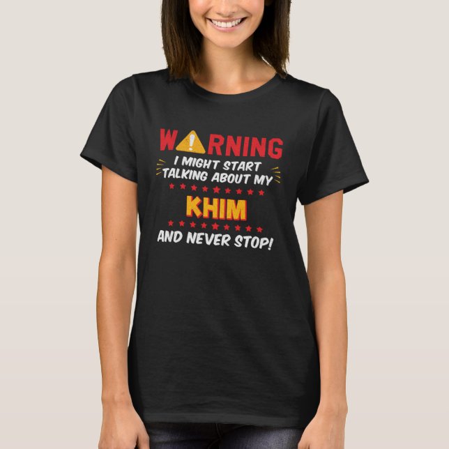 Camiseta Gráfico de Piada do Khim (Frente)