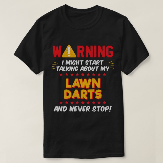 Camiseta Gráfico de Piada Engraçado de Dardos de Leito (Frente do Design)