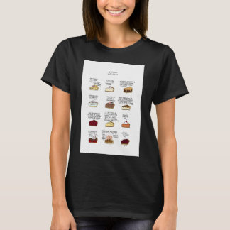 Camiseta Gráfico de Pizza, Musical, Garçonete, Arte, Fofo,