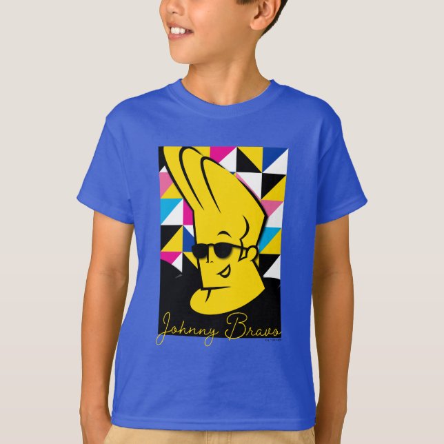 Camiseta Gráfico de Pop de Arte Johnny Bravo (Frente)