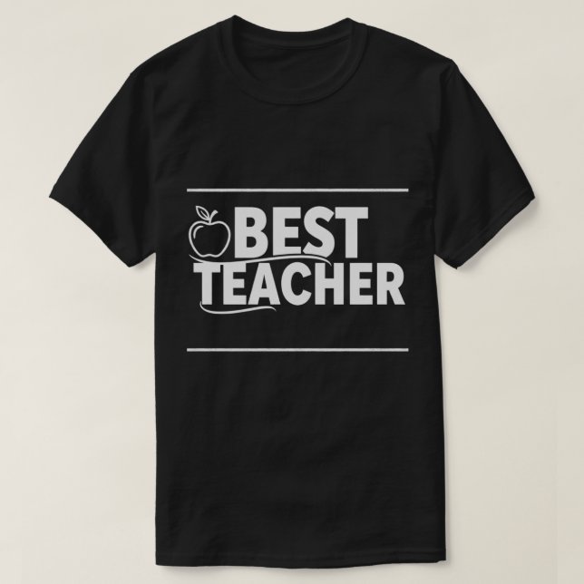 Camiseta Gráfico de Presente de Apreciação de Professor (Frente do Design)