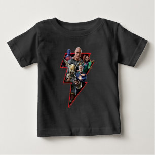 Camiseta Gráfico de raios Black Adam Group